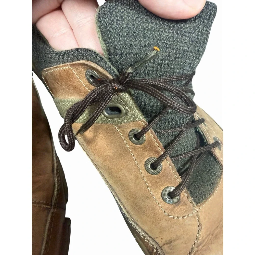 Teva Riva Leather Hiking Shoes Mens 10 Brown Trail Outdoor Comfort Low Lace Up